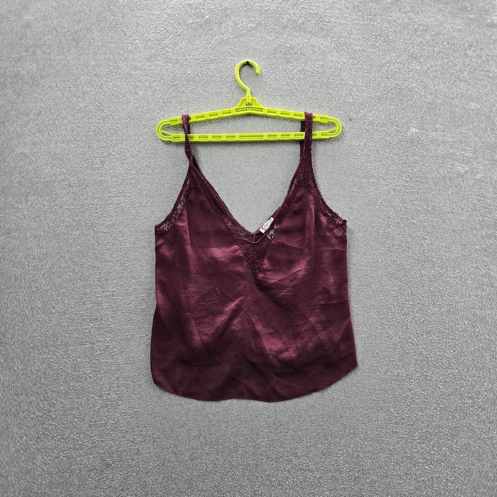 Intimately Free People Women Sleepwear S/P Purple Cami Lace Sleeveless